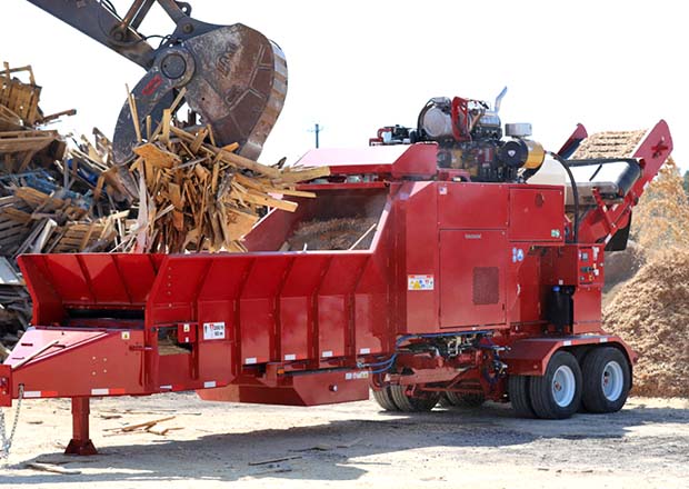 Heavy-Duty Wood Shredder