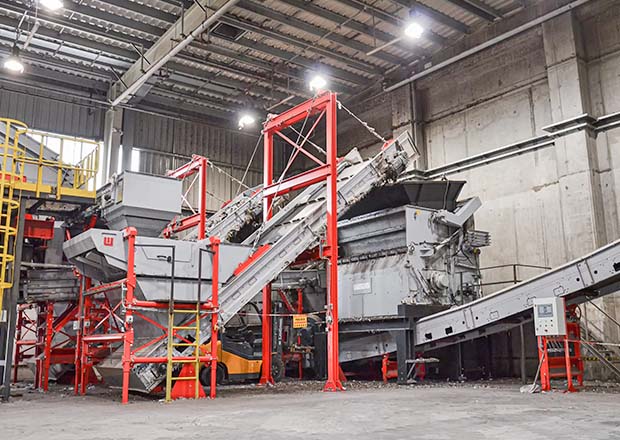 Heavy-Duty E-Waste Shredder